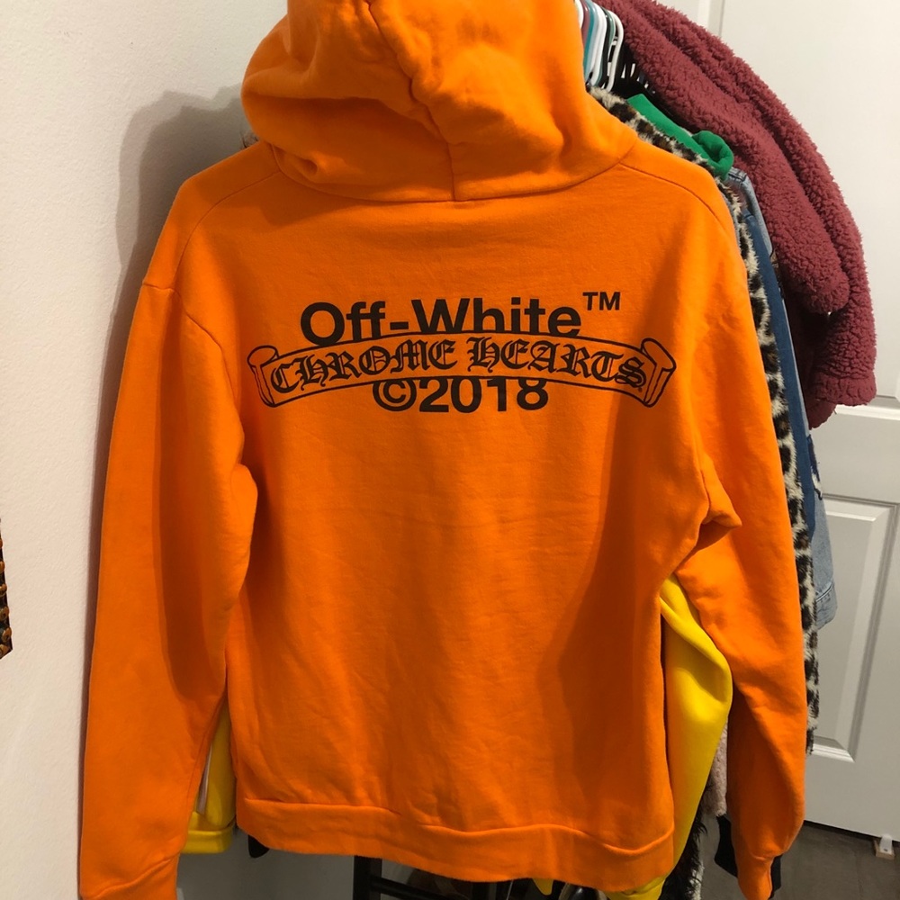 OFF-WHITE x Chrome Hearts 2018 Hoodie